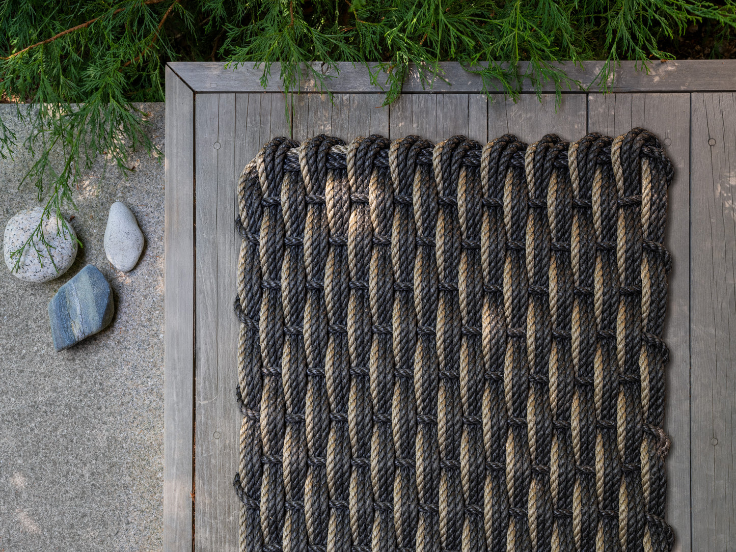 Charcoal + Charcoal + Mushroom Doormat