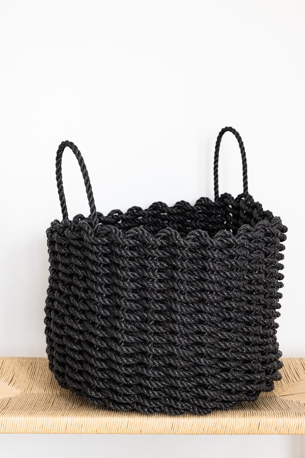 Charcoal Heritage Rope Basket