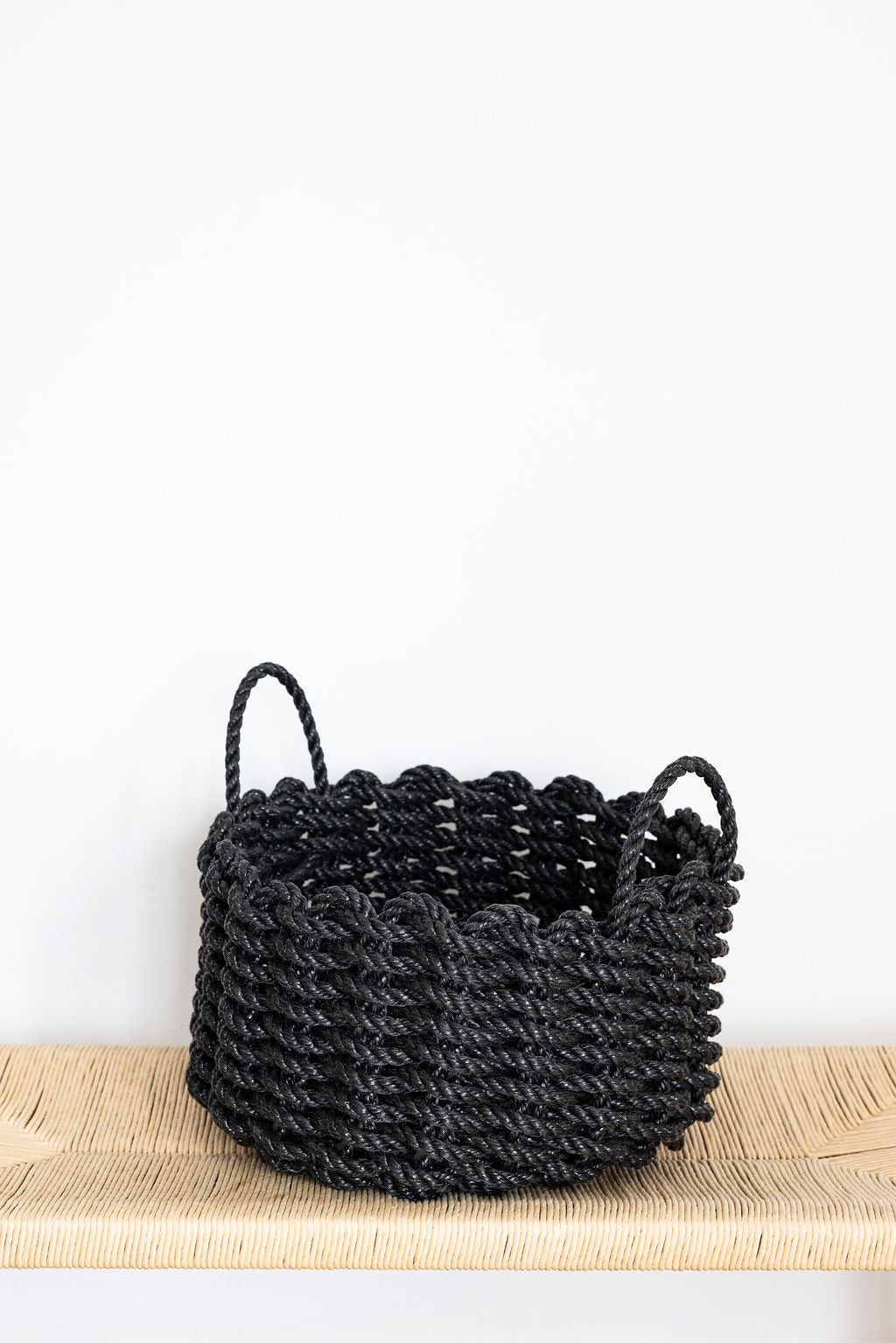 Charcoal Heritage Rope Basket