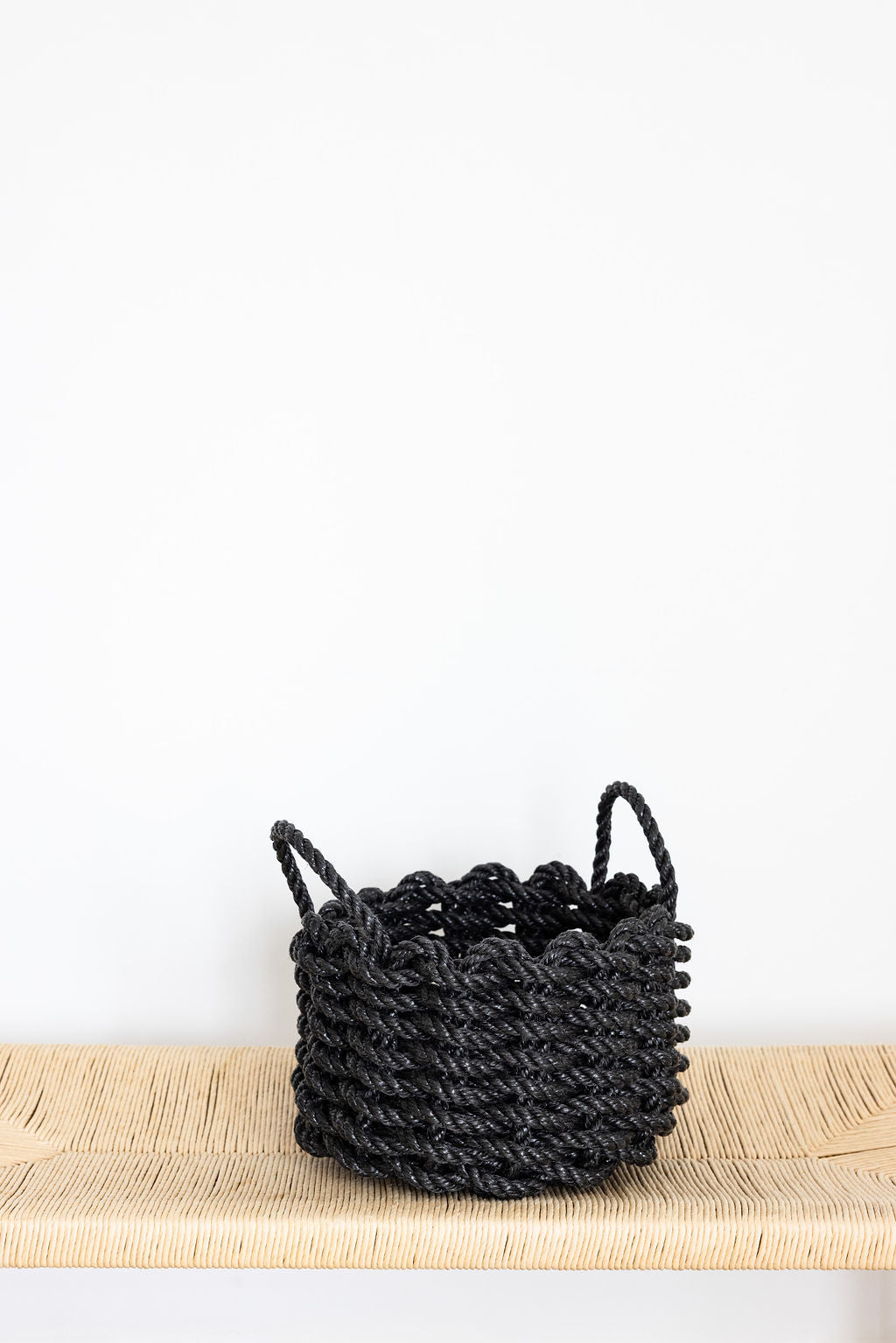 Charcoal Heritage Rope Basket