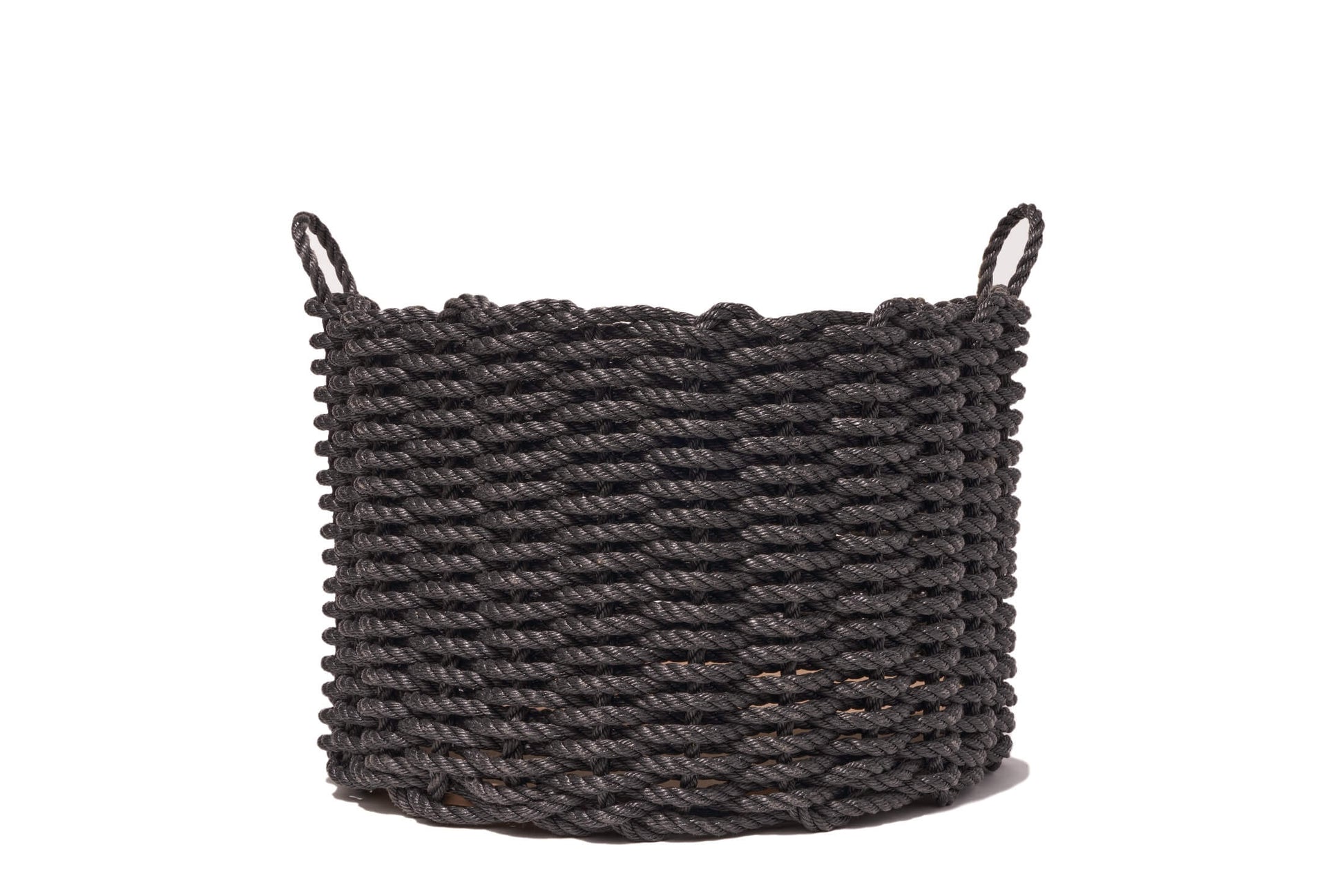 Braided Lobster Rope Basket | Charcoal | The Rope Co